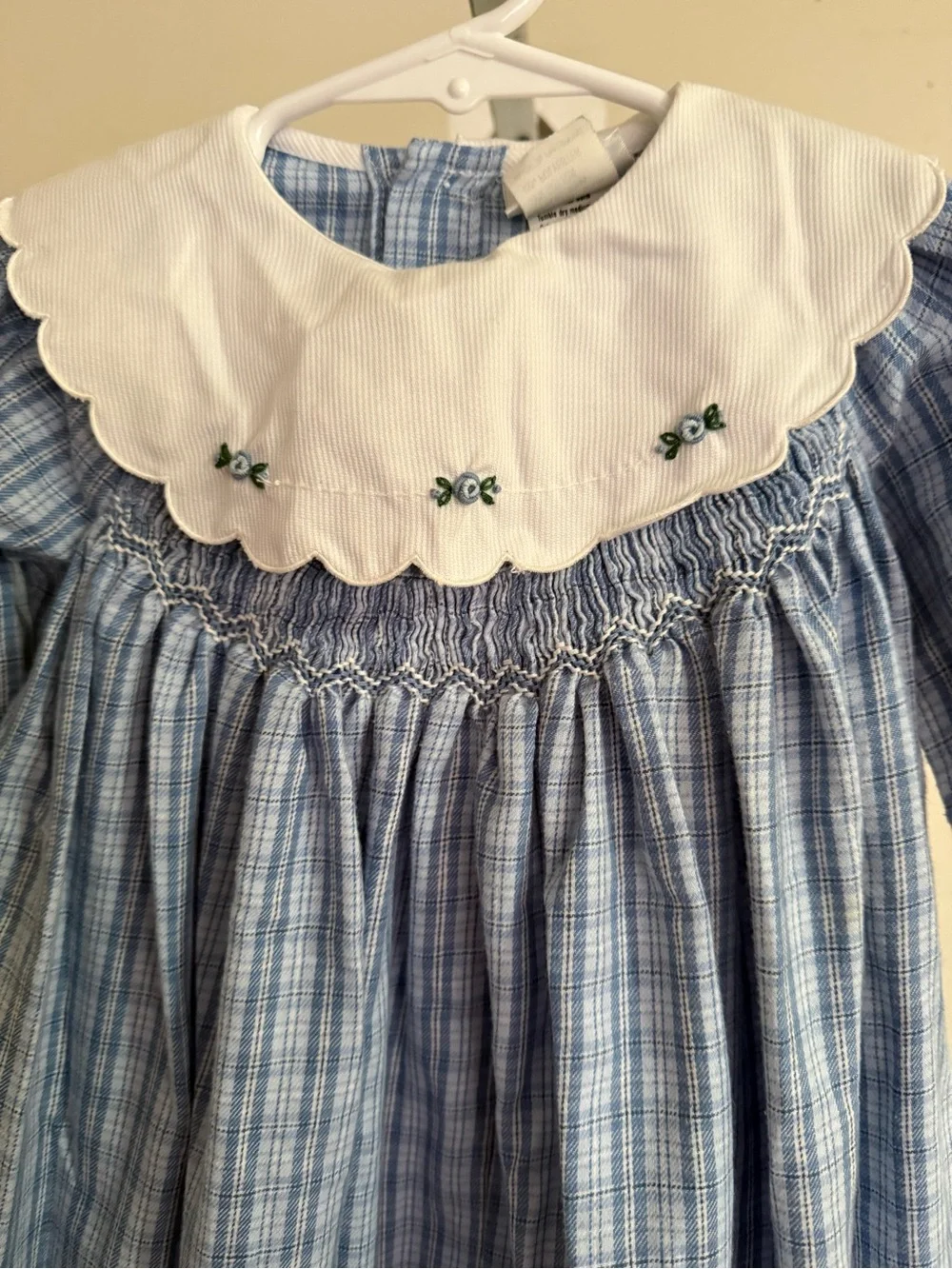 Vintage Smocked Bubble Romper